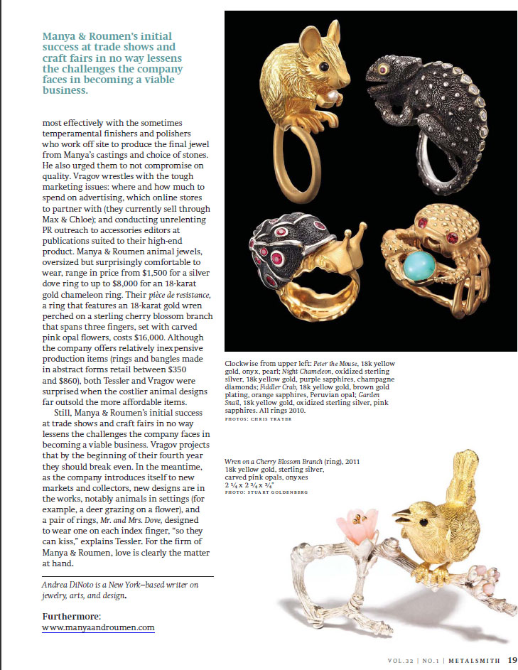 Manya & Roumen metalsmith